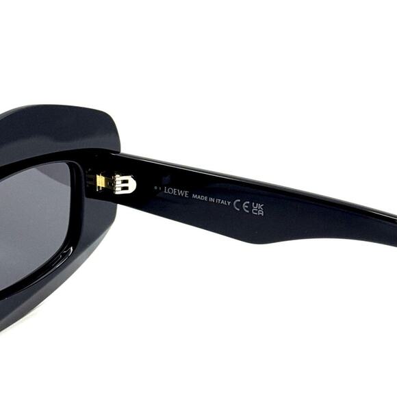NEW!! LOEWE Sunglasses LW40114F 01A Authentic - Picture 9 of 12